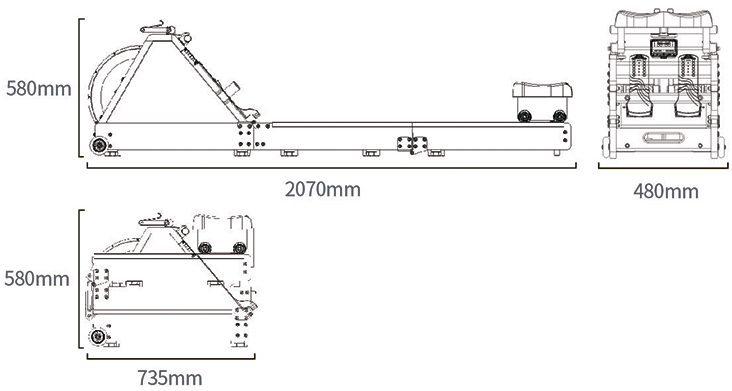 KingSmith Rowing Machine WR20